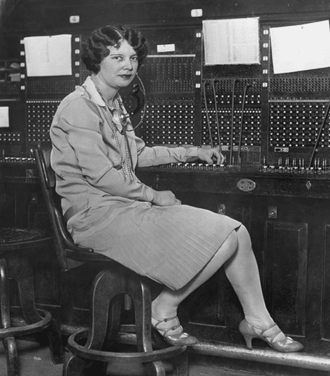 Louise Gipe, a heroic telephone operator during the St. Francis Dam disaster. 