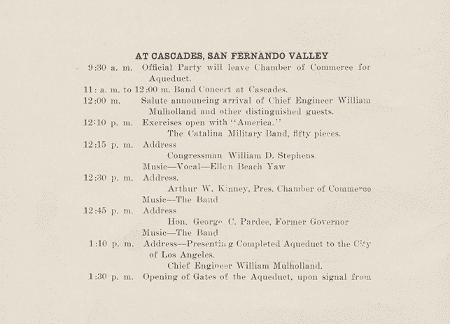 (1913)^*^ - Opening Ceremony Agenda (Page 1).