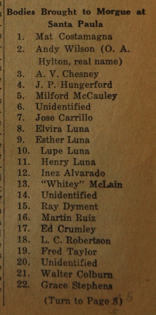 From the Fillmore American, Thursday, March 22, 1928, page 1 and 5