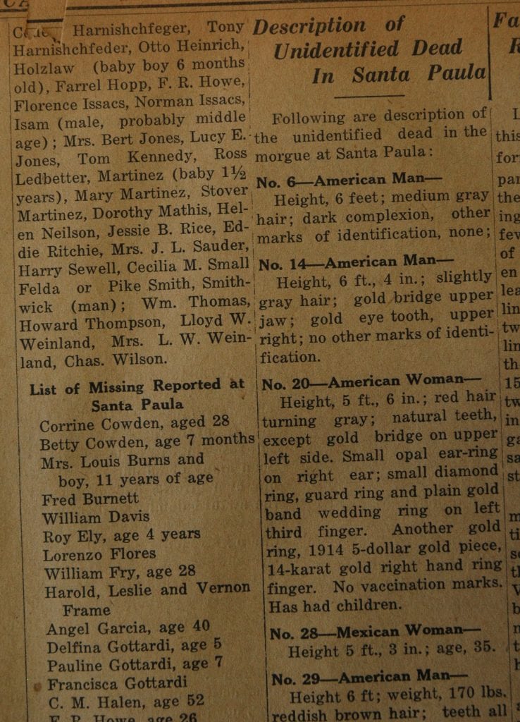 From the Fillmore American, Thursday, March 22, 1928, page 1 and 5