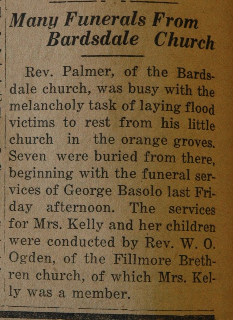 From the Fillmore American, Thursday, March 22, 1928, page 4