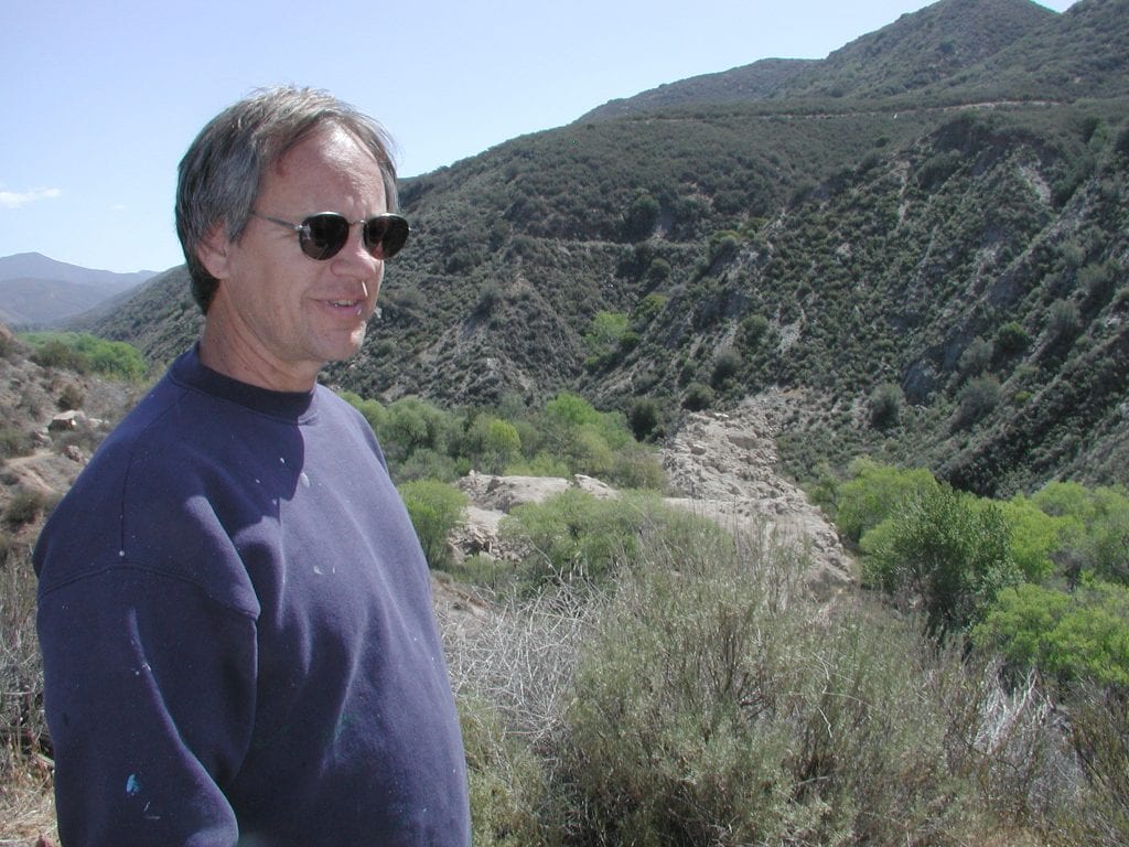 Frank Rock at the St. Francis Dam site.