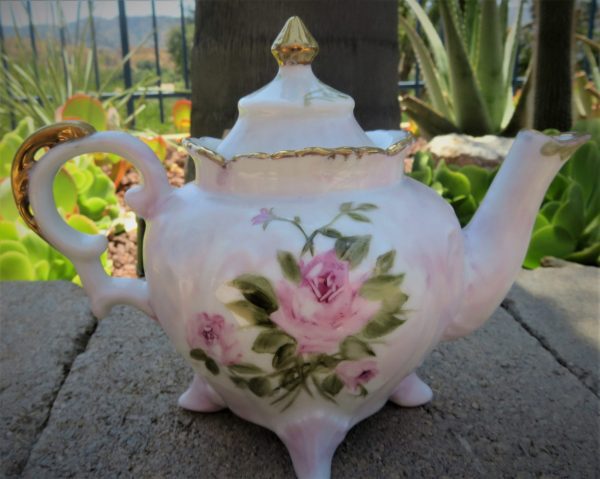 HAND PAINTED TEAPOT