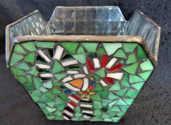 Stained Glass Mosaic Pot