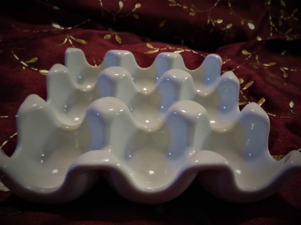 White China Egg Holder