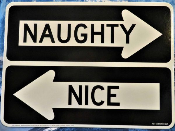 Mistletoe Zone/Naughty and Nice Sign - Image 2