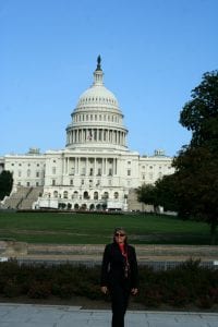 Dianne Erskine-Hellrigel at Capitol in Washington DC