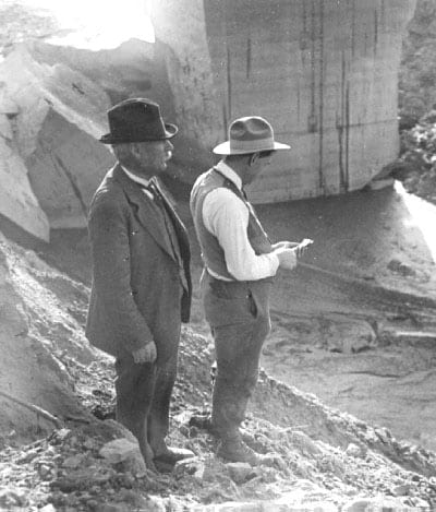 Mulholland at the St. Francis Dam